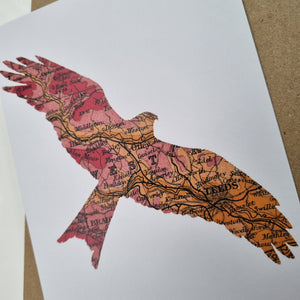 Vintage Map silhouette cards - Yorkshire and Leeds - Studio Seven