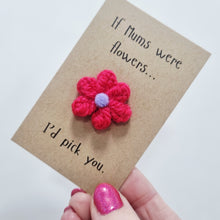 Load image into Gallery viewer, If Mums were flowers - Pocket Hug - Crochet keepsake - Best Efforts
