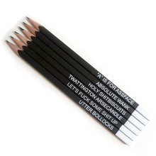 Load image into Gallery viewer, Sweary Pencils - Lots of Profanity to choose! - Square - The Curious Pancake
