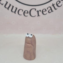 Load image into Gallery viewer, Grumpies - Mini polymer clay desk buddy - Luuce Creates
