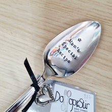 Load image into Gallery viewer, Mum's Special Recipe - stamped spoon - Dollop and Stir
