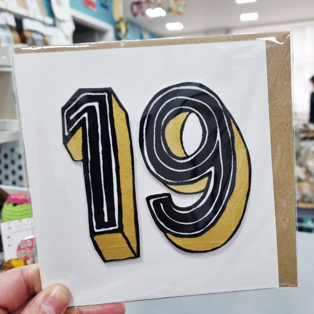 Birthday Card - 19th Birthday - 44 Ideas