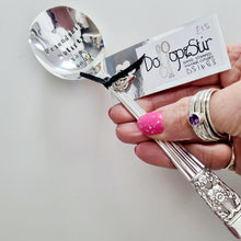 Load image into Gallery viewer, Friendship uplifts the soul - stamped spoon - Dollop and Stir - sentimental gift idea
