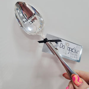 Yorkshire Lad - stamped spoon - Dollop and Stir