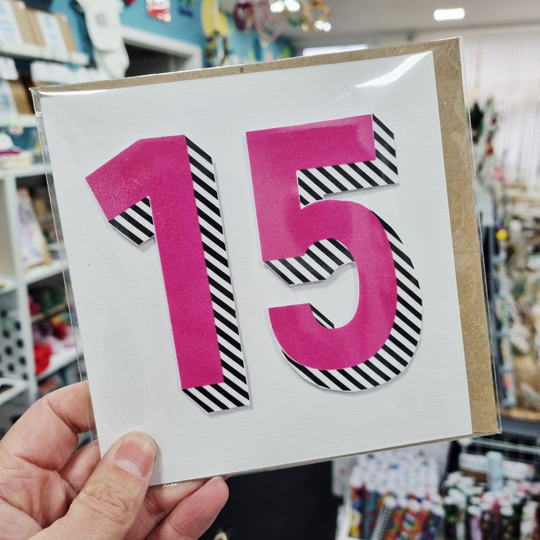 Birthday Card - 15th Birthday - 44 Ideas