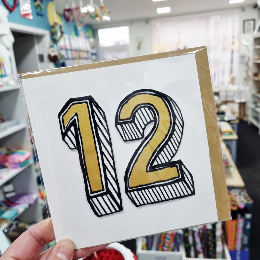 Birthday Card - 12th Birthday - 44 Ideas