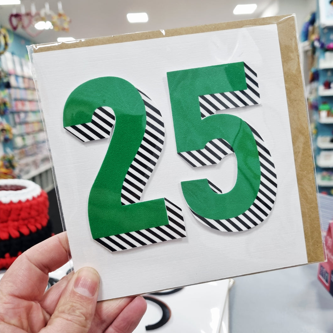 Birthday Card - 25th Birthday - 44 Ideas
