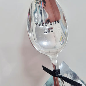 Yorkshire Lad - stamped spoon - Dollop and Stir