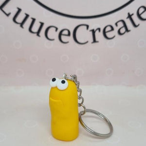 Grumpies Keyrings - Mini Polymer Clay Keyring - Luuce Creates