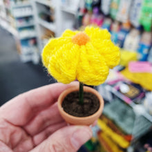 Load image into Gallery viewer, Mini Crochet Flower in Pot - Lots of colours - Best Efforts
