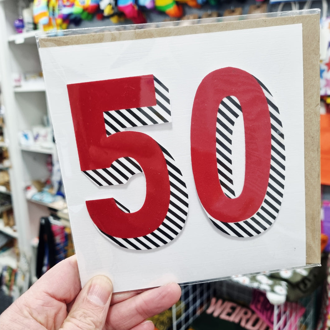 Birthday Card - 50th Birthday - 44 Ideas