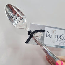 Load image into Gallery viewer, You are Loved - stamped teaspoon - Dollop and Stir
