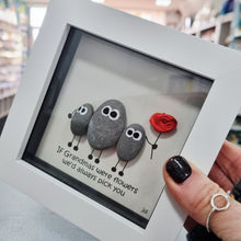 Load image into Gallery viewer, If Grandmas were flowers we'd always pick you - Grandma Pebble Art Frame - Pebbled19
