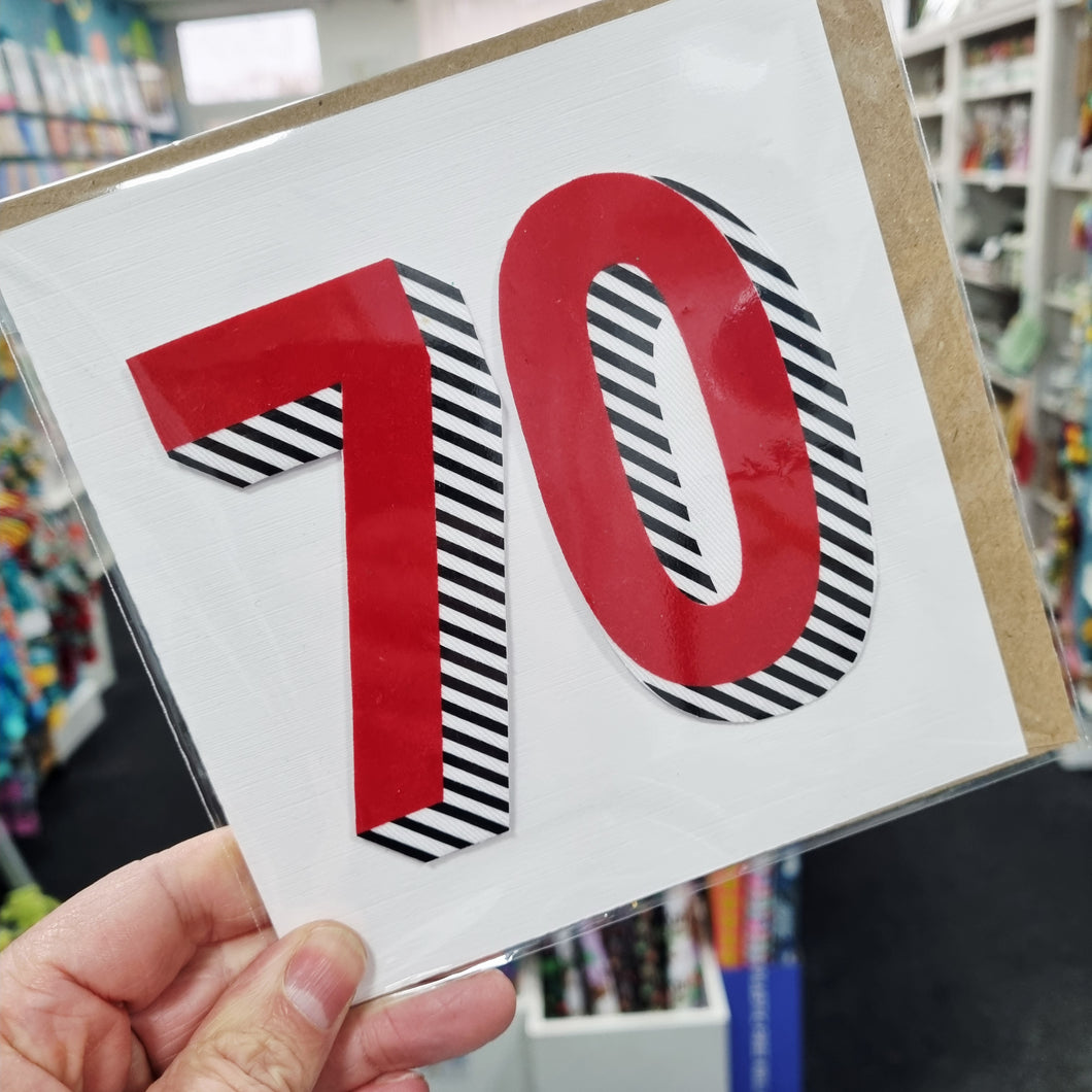 Birthday Card - 70th Birthday - 44 Ideas