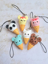 Load image into Gallery viewer, Ice cream Charms - Pins and Noodles - Polymer Clay
