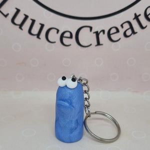 Grumpies Keyrings - Mini Polymer Clay Keyring - Luuce Creates