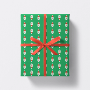 Christmas Gift Wrap - Santa - Father Christmas - Studio Boketto