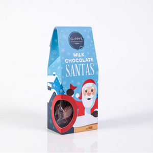 Festive Chocolate Shapes - Santa - Milk Chocolate - Guppys Chocolate