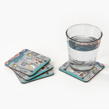 Load image into Gallery viewer, Coaster - No Sheep Shearlock! - Sheep Puns - Sherlock Holmes - Mervyn Tay Art
