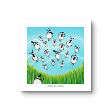 Load image into Gallery viewer, Print - Spring has Sprung - Sheep Puns - Mervyn Tay Art
