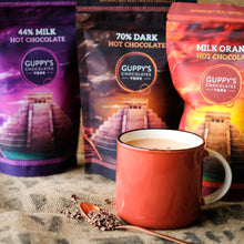 Load image into Gallery viewer, Luxury Hot Chocolate Flakes - Milk / Orange / Salted Caramel Hot Chocolate - Guppys Chocolate
