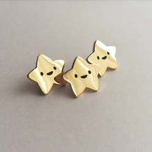 Load image into Gallery viewer, Enamel Pin - You Are A Star - Positive Gold Star Pin - By Kate Elford
