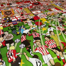 Load image into Gallery viewer, Mackem Mishmash – The History of Sunderland AFC in One Image - Nostalgia Print - The Mishmash Man
