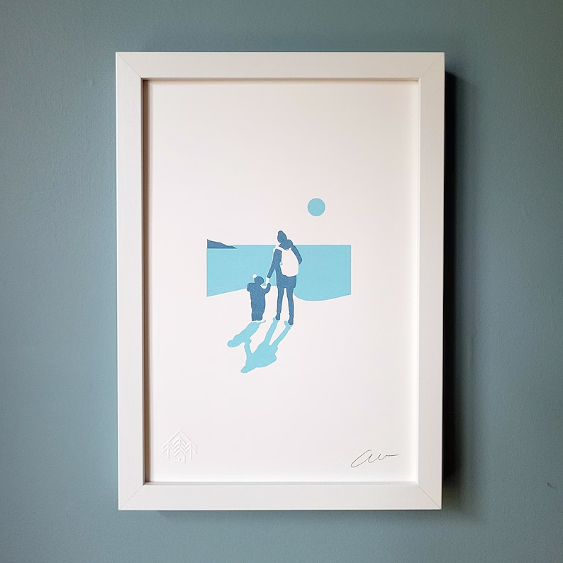 Take My Hand, I'll Show You The Way - A4 Screen Print  - Or8 Design