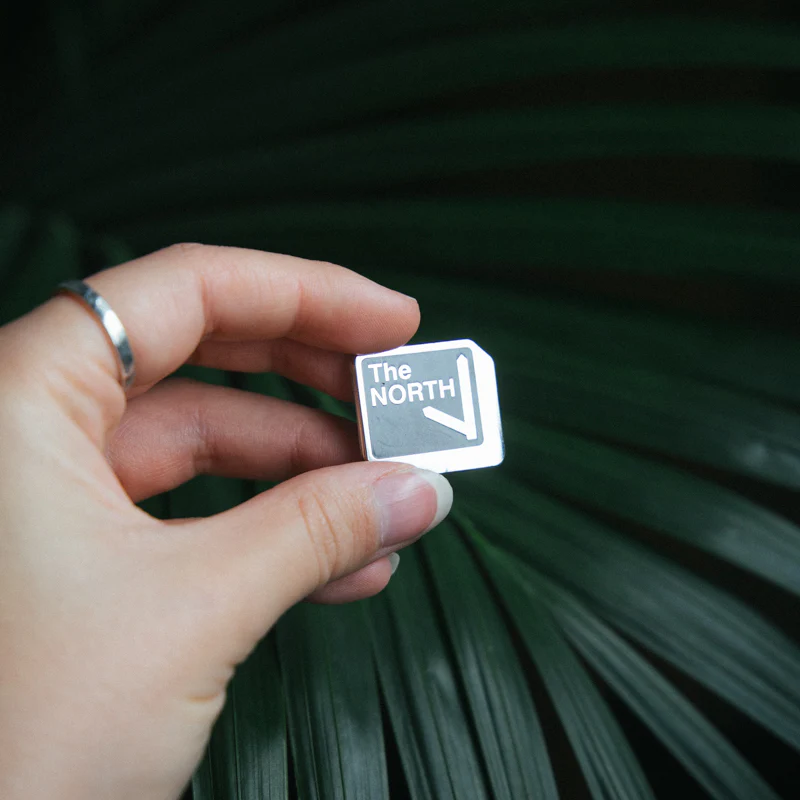Enamel Pin - The North Motorway Sign - Right Nice Stuff - Yorkshire Gift Idea