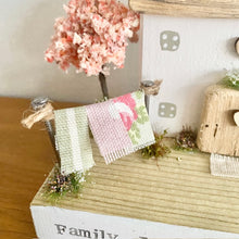 Load image into Gallery viewer, Family is Everything Wooden Cottage - Tina&#39;s Lovely Creations
