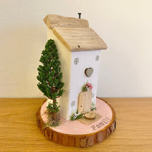 Load image into Gallery viewer, Family Cottage (Pink Base) - Wooden Cottage - Tina&#39;s Lovely Creations
