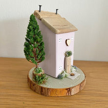 Load image into Gallery viewer, Lilac Wooden Cottage - Tina&#39;s Lovely Creations
