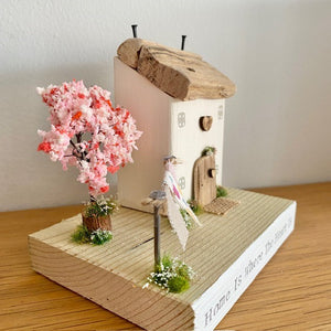 Home is Where the Heart is - Wooden Cottage - Tina's Lovely Creations