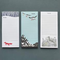 List Pad - To Do Listpad - DL size - Seabirds - Rach Red Designs