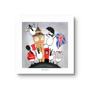Print - The Ewe.K - Sheep Puns - United Kingdom - Mervyn Tay Art