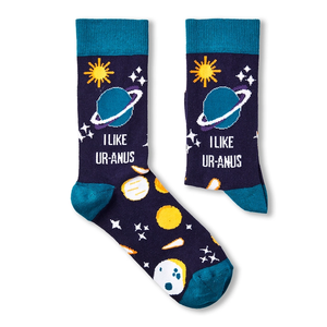 I like Uranus Socks - Unisex socks - Urban Eccentric - Puns