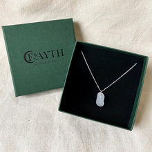 Load image into Gallery viewer, Sea Glass Necklace - Satellite Chain - Sterling Silver - various colours - Fayth Seaglass
