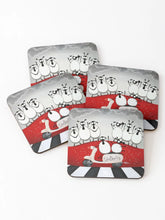 Load image into Gallery viewer, Coaster - Lambretta - Sheep Puns - Mervyn Tay Art
