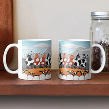 Load image into Gallery viewer, Ceramic Mug - Uddersfield - Cow Puns - Mervyn Tay Art
