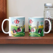 Load image into Gallery viewer, Ceramic Mug - Made In Yorkshear - Sheep Puns - Mervyn Tay Art
