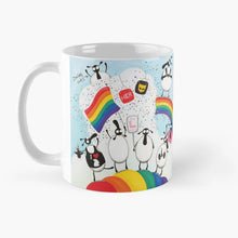 Load image into Gallery viewer, Ceramic Mug - Gays And Baasexuals - Sheep Puns - Mervyn Tay Art
