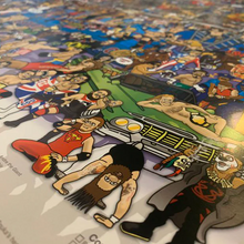 Load image into Gallery viewer, Wrestling Mishmash – The History of Modern Wrestling in One Image - Nostalgia Print - The Mishmash Man
