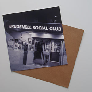 Brudenell Social club 'Welcome to the Brudenell' Card - Monochrome Greetings Card - RJHeald Photography