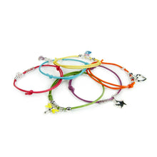 Load image into Gallery viewer, Brights Friendship Charm Bracelets kit - Children&#39;s Jewellery Making Kit - Pipkits
