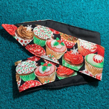 Load image into Gallery viewer, Sparkle Cupcakes hair ties - Adult and child sizes - Dawny&#39;s Sewing Room
