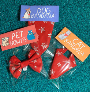 Festive Dog Bandana - Christmas Pets - Dawny's Sewing Room