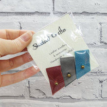 Load image into Gallery viewer, Leather Cable Tidy/Cable Clips - Set of 3 - Shadow Craft
