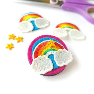 Felt Rainbow Brooch - Life is Better in Colour - Rainbow - Self Care