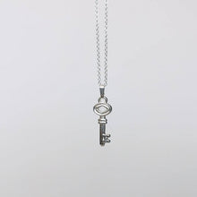 Load image into Gallery viewer, Sterling Silver Key necklace - Maxwell Harrison Jewellery - gift idea
