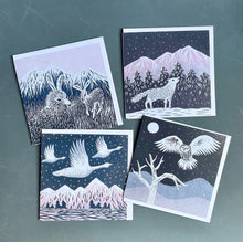 Load image into Gallery viewer, Snow Geese Greetings Card - Rach Red Designs
